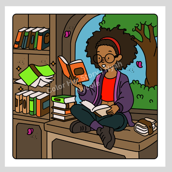 Black Girl Cinema Coloring Book - Digital Edition 💻