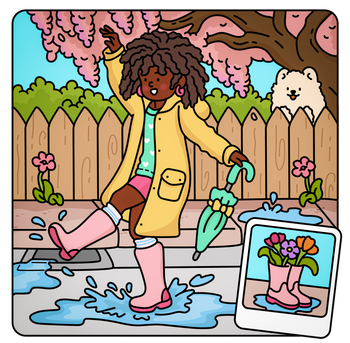 Picnics & Polaroids Coloring Book - Digital Edition 💻