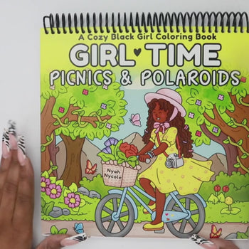 Picnics & Polaroids Coloring Book - Spiral Edition 📒